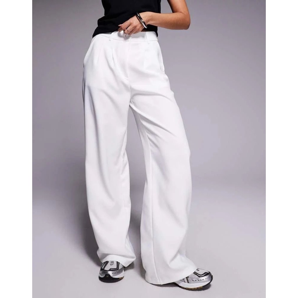 Princess Polly High‎ Waisted Archer Pants Trousers White Size 0